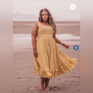 Plus Size JessaKae Yellow “Daze Dress” - Like New - Size 1X
